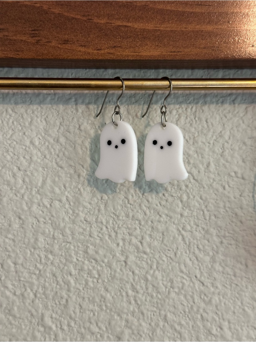 White Ghost Earrings